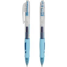 Ручка роллер "Arris", 0.5 мм, прозрачный, стерж. синий 