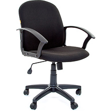 Кресло для персонала "Chairman 681", ткань, пластик, черный