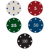 Игра настольная "Покер. Набор из 500 фишек для покера с номиналом в алюминиевом кейсе" - 2