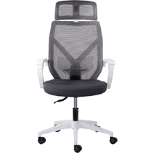Кресло для руководителя "UTFC Астон М-711", пластик, ткань, темно-серый 