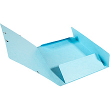 Папка на резинках "Aquarel", А4, 15 мм, картон, голубой