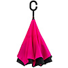 Зонт-трость "RU-6", 107 см, черный, розовый - 4