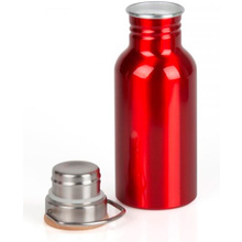 Бутылка для воды "Eco Transit", металл, бамбук, 550 мл, красный