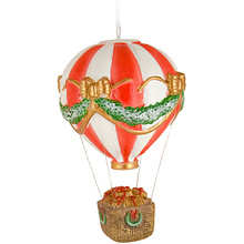 Украшение елочное "Воздушный шар", разноцветный