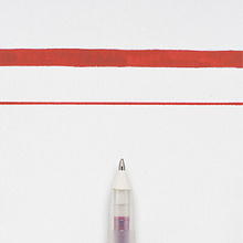 Ручка гелевая "Gelly Roll Glaze", 0.6 мм, прозрачный, стерж. фуксия