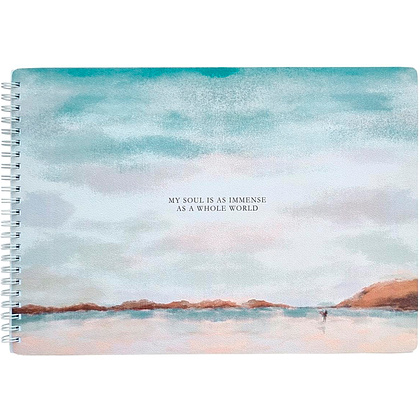 Альбом для рисования "View пляж", 299x210 мм, 40 листов, спираль