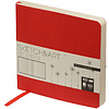 Скетчбук "Sketch&Art", 14.5x14.5 см, 100 г/м2, 100 листов, красный - 2
