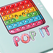 Блокнот "POP IT", А6, 48 листов, линейка, разноцветный