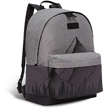 Рюкзак молодежный "Mount", черный, серый