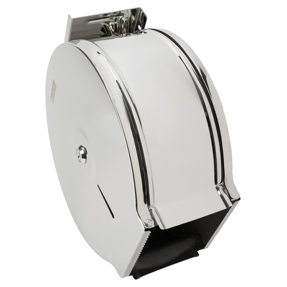Диспенсер для туалетной бумаги в больших и средних рулонах BXG-PD-5005AС, металл, серебристый, глянцевый - 7