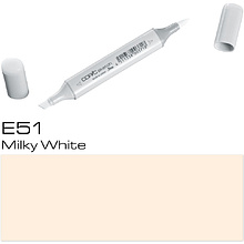 Маркер перманентный "Copic Sketch", E-51 молочный белый