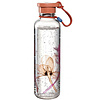Бутылка для воды "Red Flower", стекло, 500 мл, прозрачный, красный - 2
