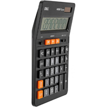 Калькулятор настольный Deli "М444", 12-разрядный, черный