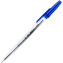 Ручка шариковая "P1-Classic", 0.7 мм, прозрачный, стерж. синий