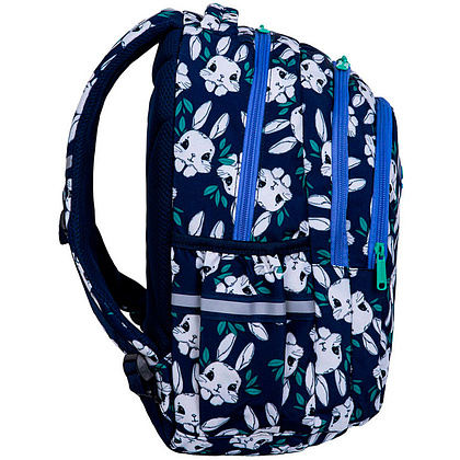 Рюкзак школьный CoolPack "Bunnyland", темно-синий, белый - 3