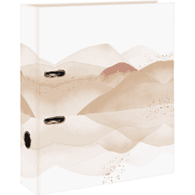 Папка-регистратор "Evanescene", А4, 70 мм, ламинированный картон, белый