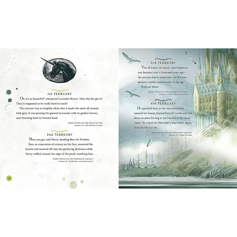 Книга на английском языке "Harry Potter – A Magical Year: The Illustrations of Jim Kay", Jim Kay - 7