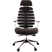 Кресло для руководителя EVERPROF "Ergo", ткань, алюминий, серый