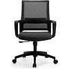 Кресло для персонала ANSA "815В", сетчатая ткань, пластик, черный - 3