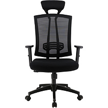 Кресло для руководителя EVERPROF "Grant", сетчатая ткань, пластик, черный
