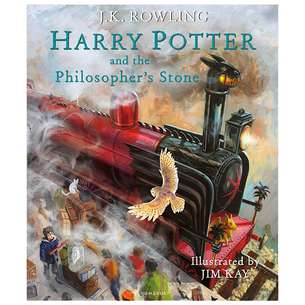 Книга на английском языке "Harry Potter and the Philosopher`s Stone HB Illustr.", Rowling J.K. 