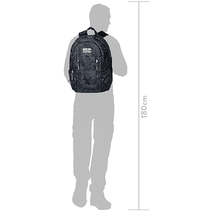 Рюкзак школьный Coolpack "Impact Camo", черный - 6