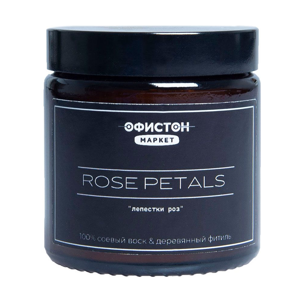 Свеча ароматическая ROSE PETALS (лепестки роз), 120 г