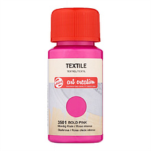 Краски декоративные "TEXTILE", 50 мл, 3501 розовый