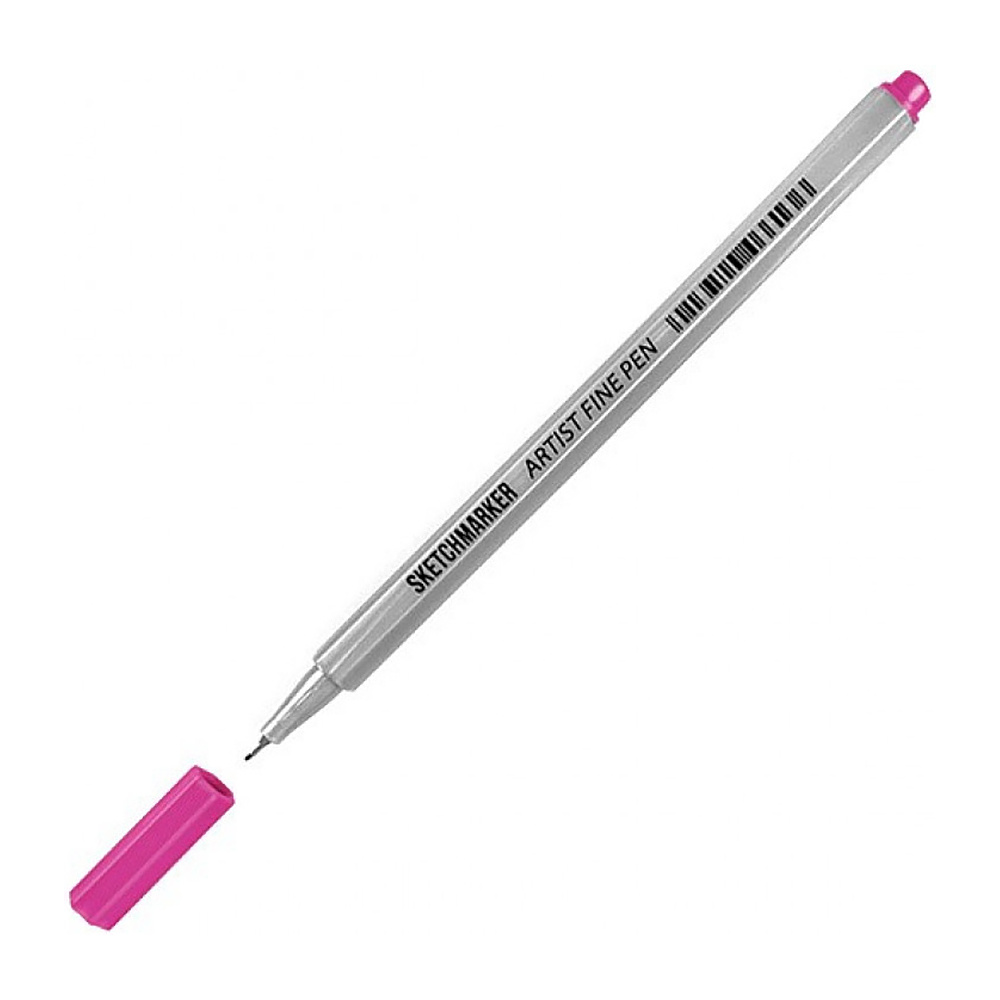 Ручка капиллярная "Sketchmarker", 0.4 мм, розовый яркий