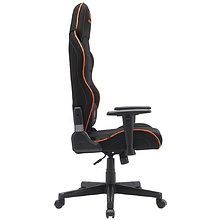 Кресло игровое EVERPROF "Panther", ткань, пластик, черный, оранжевый