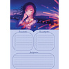 Ежедневник недатированный "Anime Planner. Мальчик с девочкой", А5,128 страниц, фиолетовый - 5