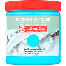 Краски декоративные "INDOOR & OUTDOOR", 250 мл, 5024 бирюзовый синий