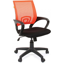 Кресло для персонала "Chairman 696", ткань, пластик, оранжевый