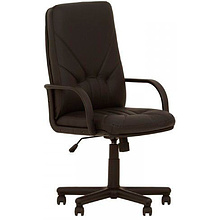 Кресло для руководителя "UTFC Комо В", ткань, пластик, черный