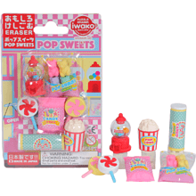 Ластик "IWAKO Pop Sweets", блистер