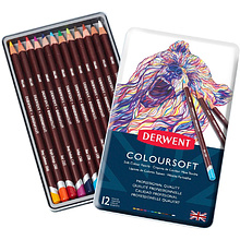 Набор цветных карандашей "Coloursoft", 12 цветов