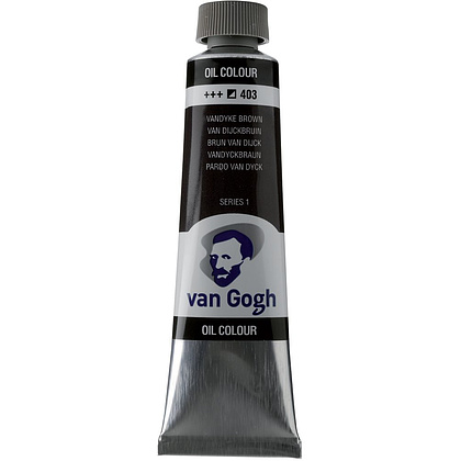 Краски масляные "Van Gogh", 403 ван-дик коричневый, 40 мл, туба