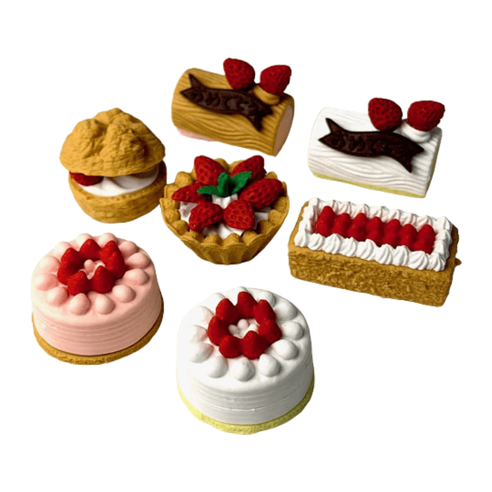 Ластик "IWAKO Cake No.2", 1 шт, ассорти