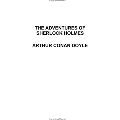 Книга на английском языке "The Adventures of Sherlock Holmes", Arthur Conan Doyle - 2