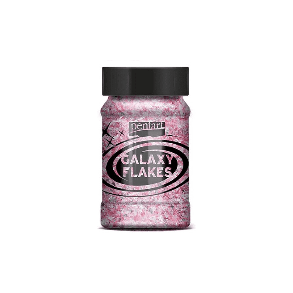 Хлопья декоративные "Pentart Galaxy Flakes" 15 гр, розовая Эрида