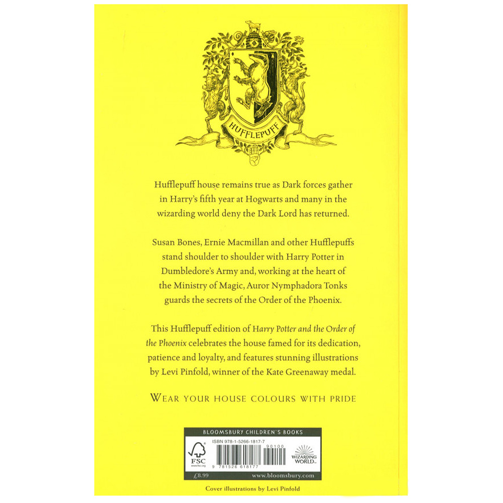 Книга на английском языке "Harry Potter and the Order of the Phoenix - Hufflepuff ed Pb", Rowling J.K.  - 2