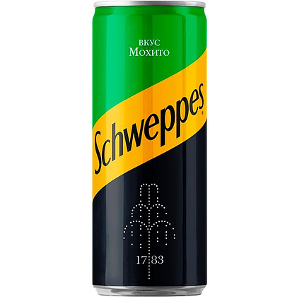 Напиток "Schweppes", со вкусом мохито, 0.33 л