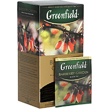 Чай "Greenfield" Barberry Garden, 25 пакетиков x1.5 г, черный