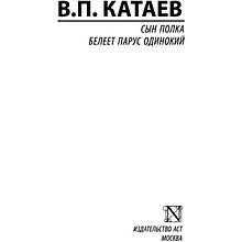 Книга "Сын полка. Белеет парус одинокий", Катаев В.