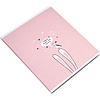 Тетрадь "Bunny уши", А5, 48 листов, клетка, розовый - 2