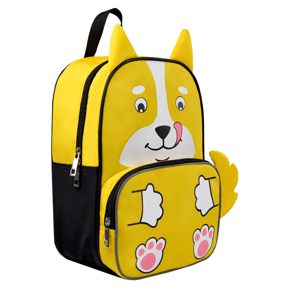 Рюкзак школьный "Корги", желтый - 2