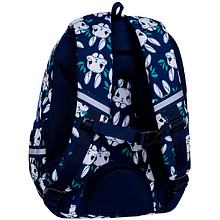 Рюкзак школьный CoolPack "Bunnyland", темно-синий, белый