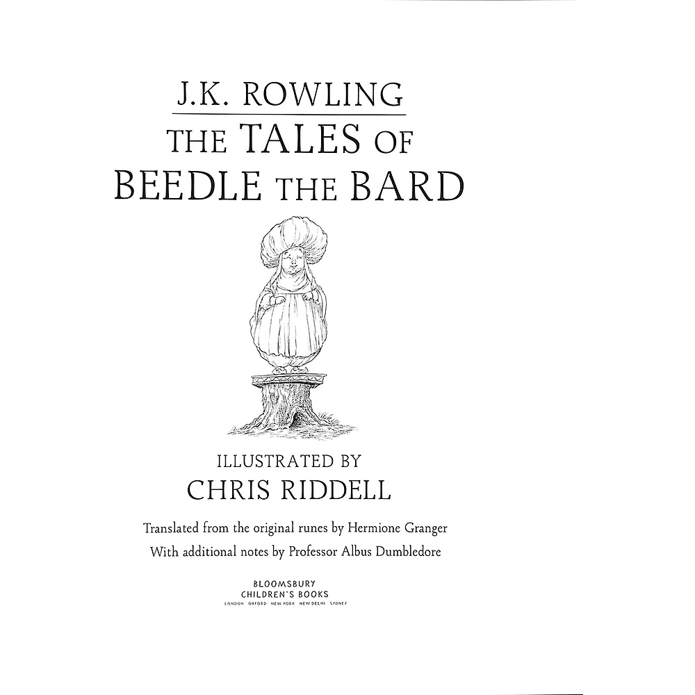 Книга на английском языке "The Tales of Beedle the Bard", J.K. Rowling, Illustr. Chris Riddell - 3