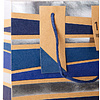 Пакет бумажный подарочный "Male stripe", 21.5x10.2x25.3 см - 5