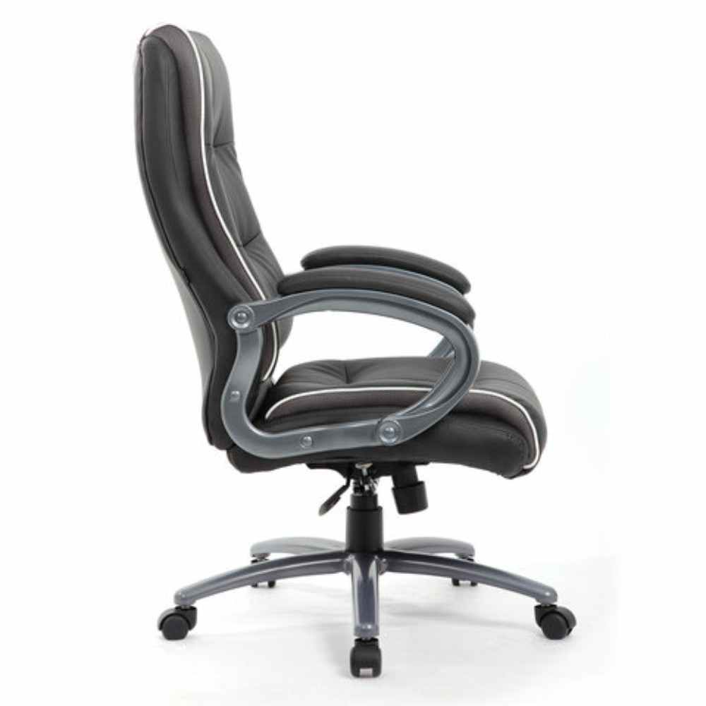 Кресло для руководителя BRABIX "Premium Strong HD-009", экокожа, металл, черный - 7